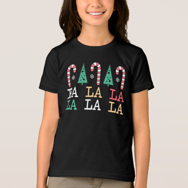 La La La God jul-64658 T Shirt (Framsida)