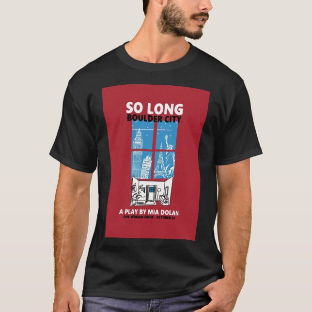 LA LA LAND SO LONG BOULDER CITY Poster T Shirt (Framsida)