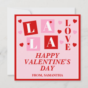 La La Love Kids Alla hjärtans dag Julkort