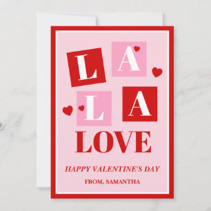 La La Love Kids Alla hjärtans dag-kort Julkort