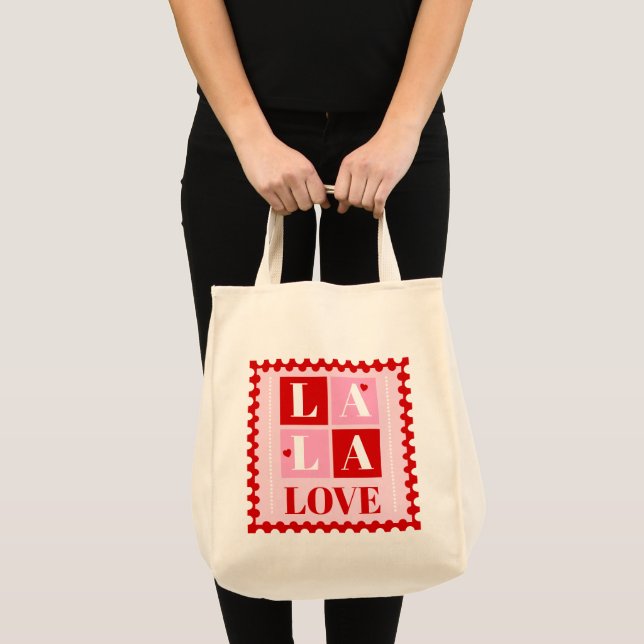 La La Love Valentine’s Day Tygkasse (Framsida (produkt))