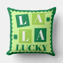 La La Lucky St. Patrick’s Day Kudde