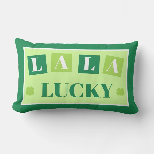 La La Lucky St. Patrick’s Day Lumbarkudde (Framsida)