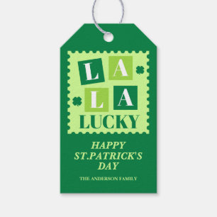La La Lucky St. Patrick’s Day Presentetikett