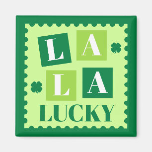 La La Lucky St. Patrick's Day Magnet
