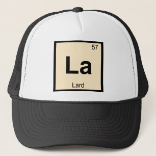 La - Lard Kemi Periodiska Systemet Symbol Truckerkeps