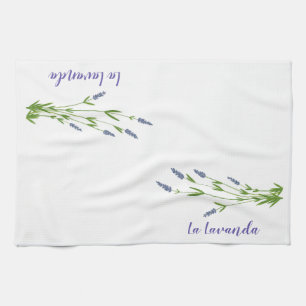 La Lavanda (Lavender) tehandduk Kökshandduk