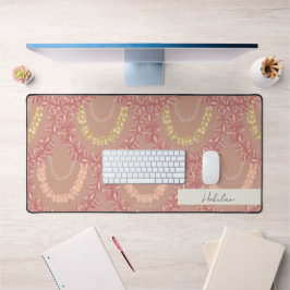 Lā Lei - Plumeria, Personlig Desk Mat