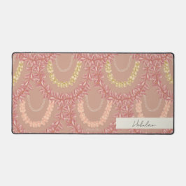 Lā Lei - Plumeria, Personlig Desk Mat