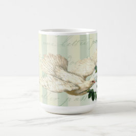 La Lettre D'kärlek Dove Kaffemugg