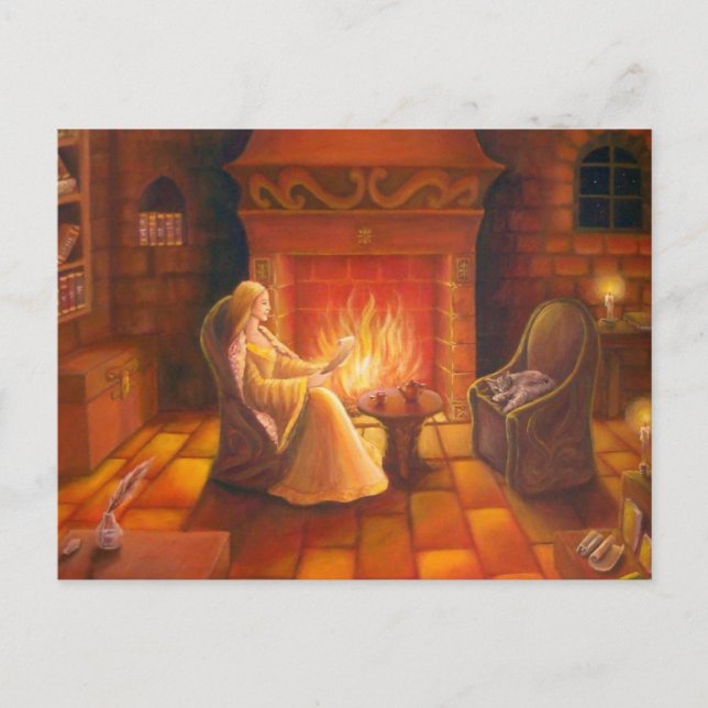 La lettre (lön) vykort (Framsida)