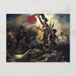 La liberté guidant le peuple vykort