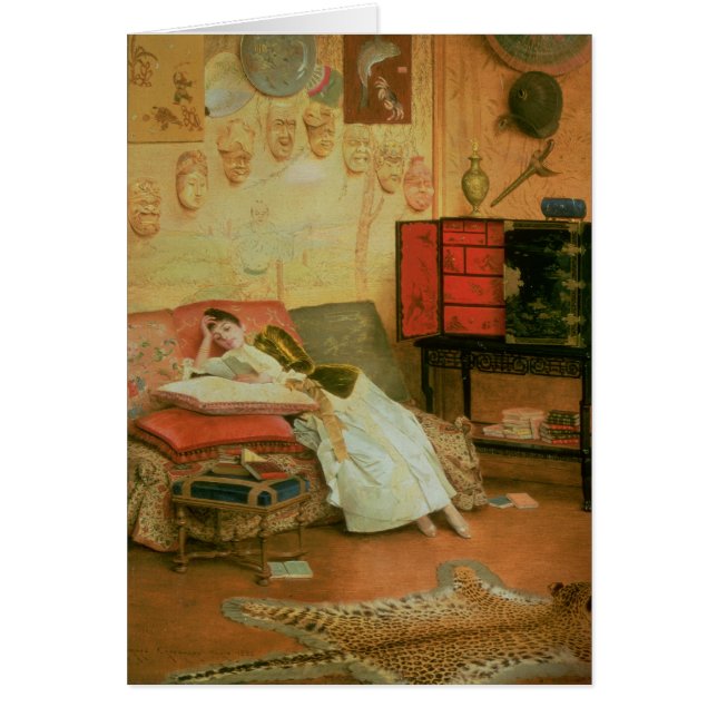 La Liseuse Hälsningskort (Framsidan)