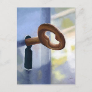 La llave / Nyckel. Vykort