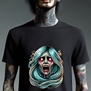 La Llorona-vitande spökspiken mexikansk Folklore T Shirt