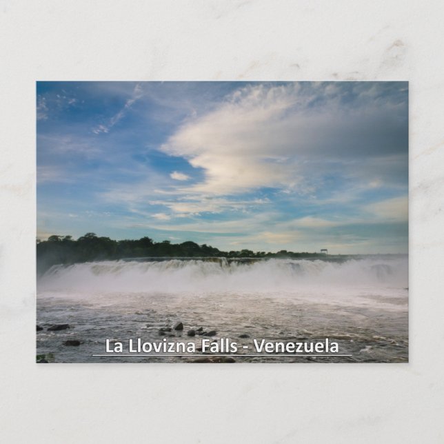 La Lloviznafallen - Venezuela Vykort (Framsida)