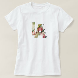 LA Los Angeles Blommigt Tri-Blend Shirt T