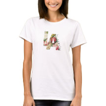 LA Los Angeles Blommigt Tri-Blend Shirt