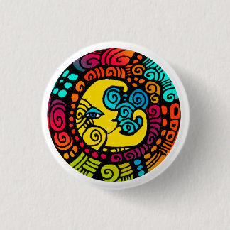 La Luna/månen nyckfulla mylar 1 storleksanpassad Knapp