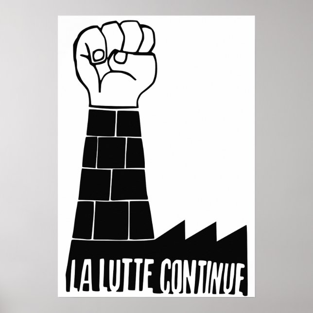 La lutte fortsätter poster (Framsidan)