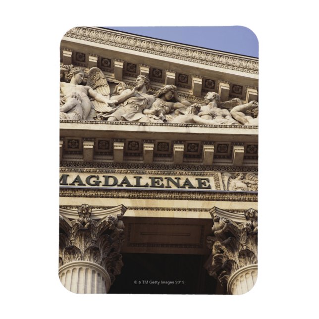 La Madeleine Church i Paris, Frankrike Magnet (Vertikal)