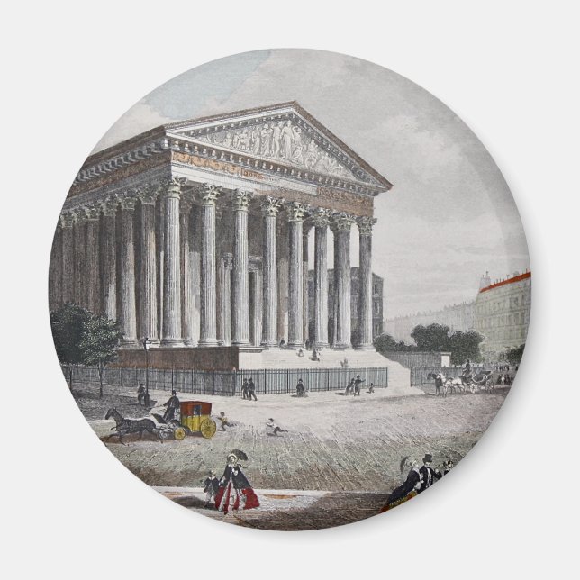 La Madeleine i Paris Magnet (Framsidan)