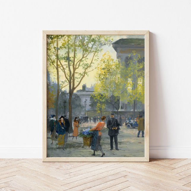 La Madeleine | Victor Gabriel Gilbert Poster (Skapare uppladdad)