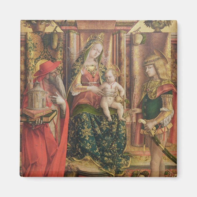 La Madonna della Rondine, efter 1490 Magnet (Framsidan)