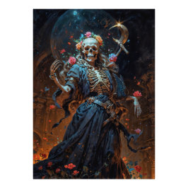 La Madre del Último Suspiro Santa Muerte Fototryck