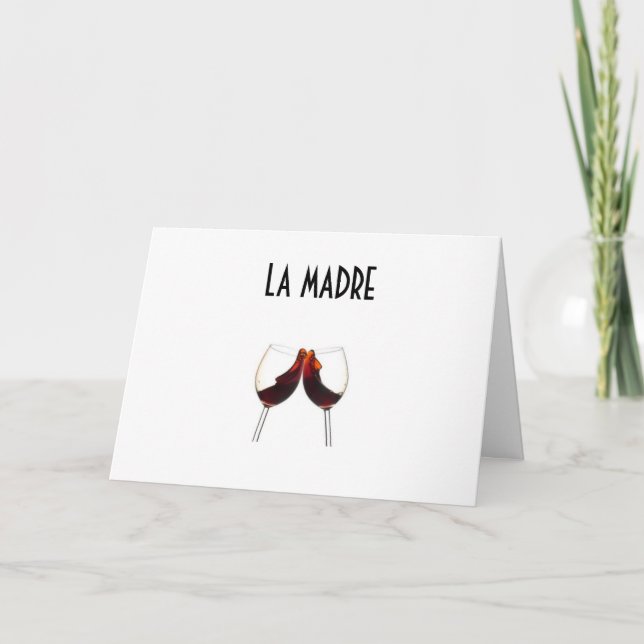 LA MADRE (MOR) GRATTIS PÅ FÖDELSEDAGEN KORT (Framsida)