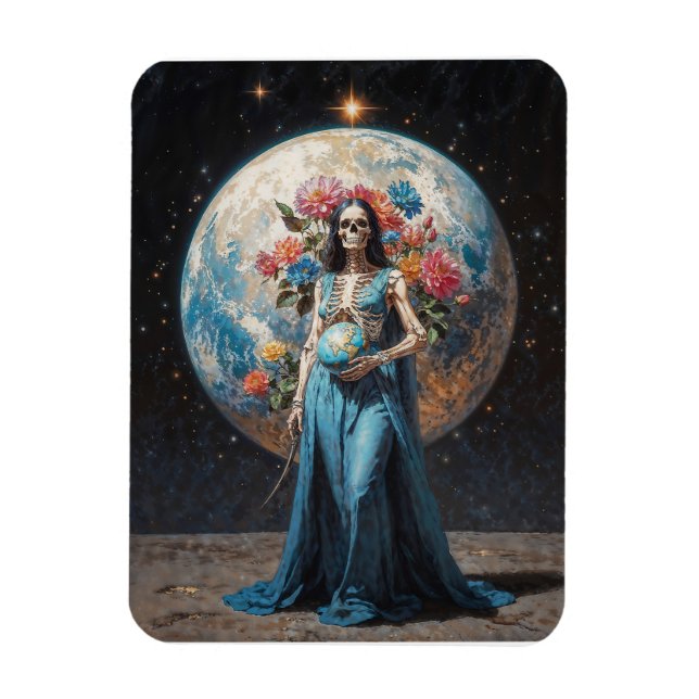 La Madrina Santa Muerte Magnet (Vertikal)
