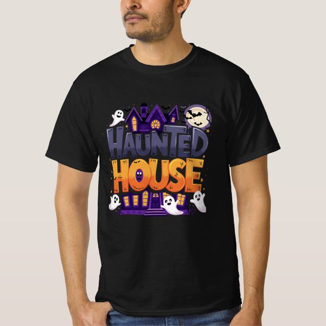 La Maison Hantée : Fête des Esprits Enjoués T Shirt (Framsida)