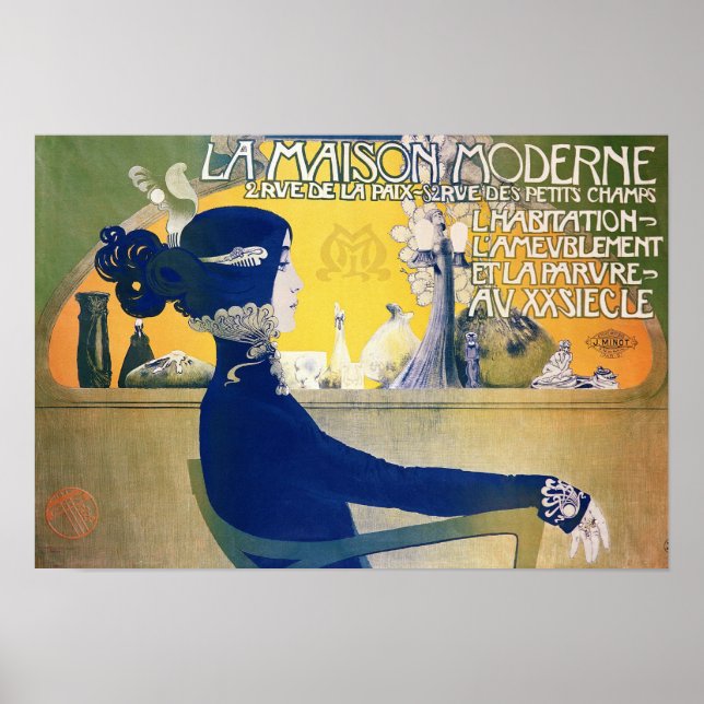 La Maison Moderne, 1902 Poster (Framsidan)
