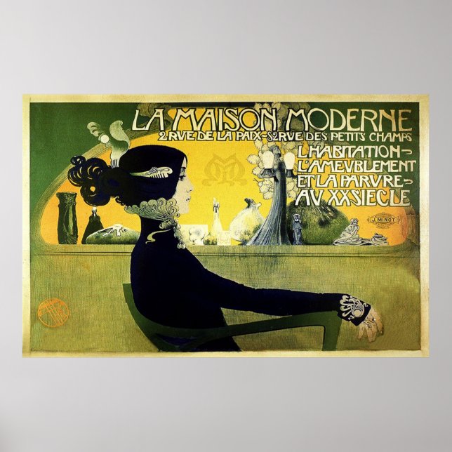 La Maison Moderne - Art nouveau Poster (Framsidan)