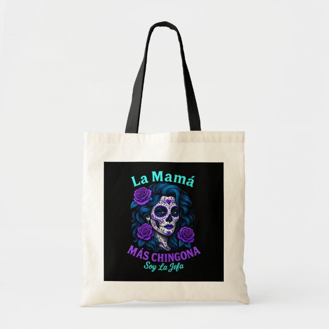 La Mamá Más Chingona Funny Spain Mamma Tygkasse (Framsidan)