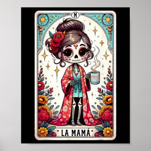 La Mamá Tarot Card Lusnyj Mexikanska Mamma Spanska Poster