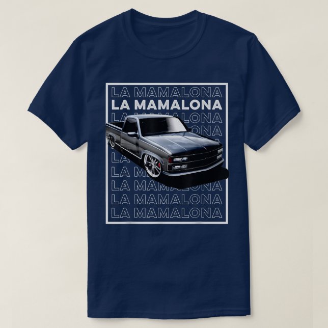 La Mamalona 90-talets OBS lastbil-design T Shirt (Design framsida)