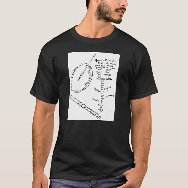 La Mandoline, l'oeillet le bambou, Apollinaire T Shirt (Framsida)