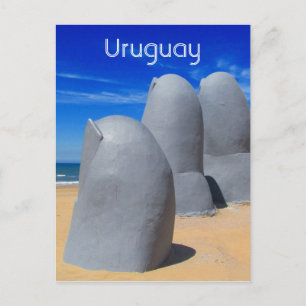 la mano punta del este vykort