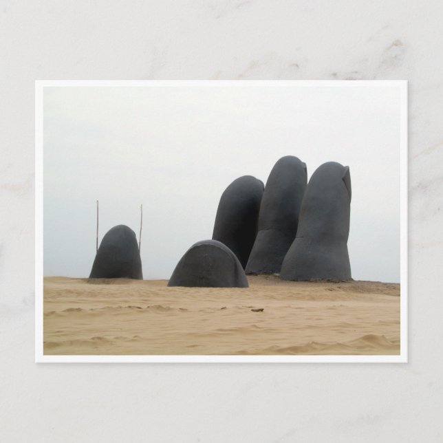 la mano punta vykort (Framsida)