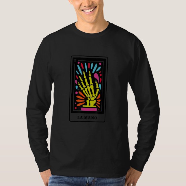 La Mano Tarot Mexican T Shirt (Framsida)