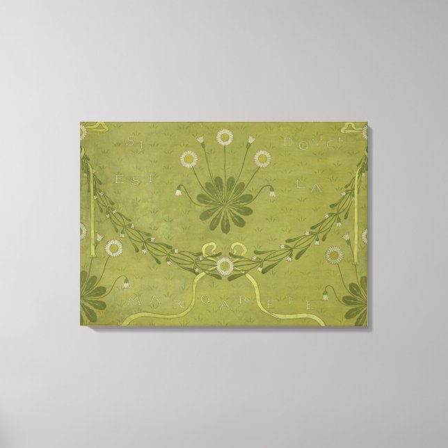 "La Margarete" tapet, tryckt av Jeffre Canvastryck (Framsida)