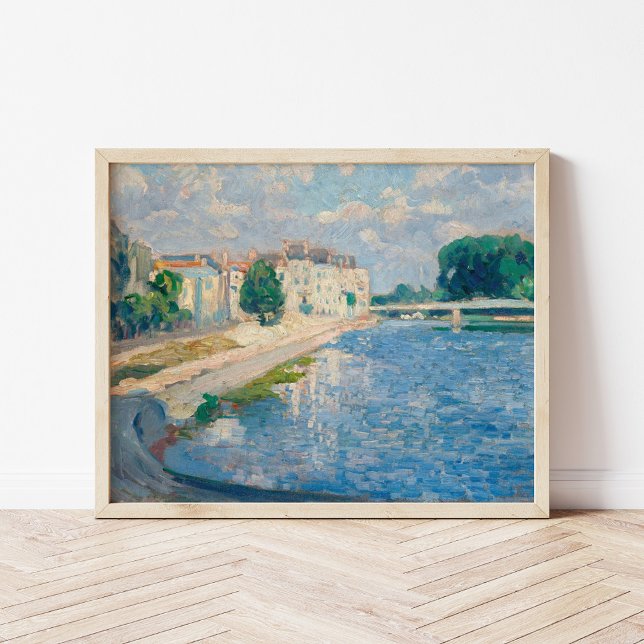 La Marne à Lagny | Henri Lebasque Poster (Skapare uppladdad)