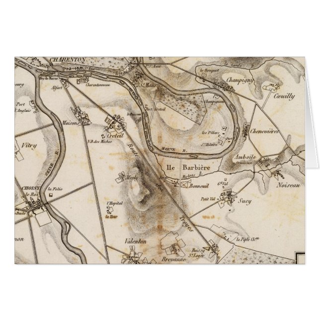 La Marne Hälsningskort (Framsidan Horizontal)