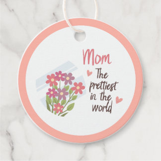 La mejor etiqueta de regalo de mamá - Día de la mo Gåvor Etiketter