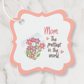 La mejor etiqueta de regalo de mamá - Día de la mo Gåvor Etiketter