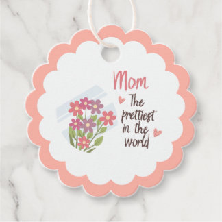 La mejor etiqueta de regalo de mamá - Día de la mo Gåvor Etiketter