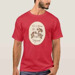 LA--MEMEDELFINMANAR MÖRKA T-TRÖJA T SHIRT