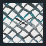 La Mer VI Fyrkantig Klocka<br><div class="desc">La Mer VI av Chariklia Zarris</div>