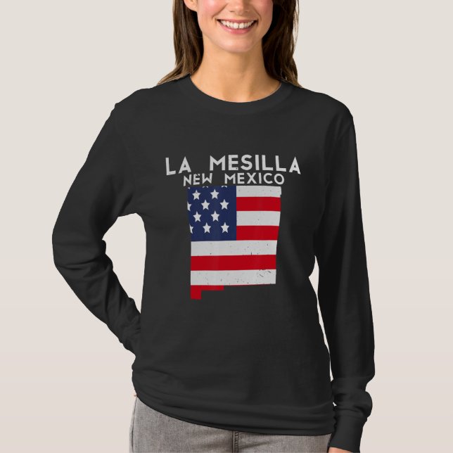 La Mesilla USA State America Travel New Mexican Ne T Shirt (Framsida)